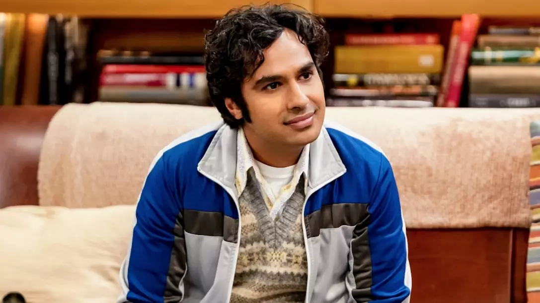 It's a huge step away from his role as Raj in Big Bang Theory (