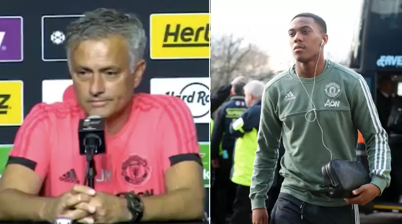 Jose Mourinho Thinks Anthony Martial 'Should Be Here' After Birth Of His Child 