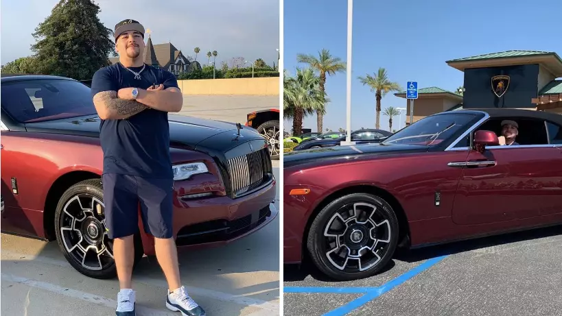 Andy Ruiz Is Enjoying Life In Brand New $450,000 Rolls Royce And He's Earned It