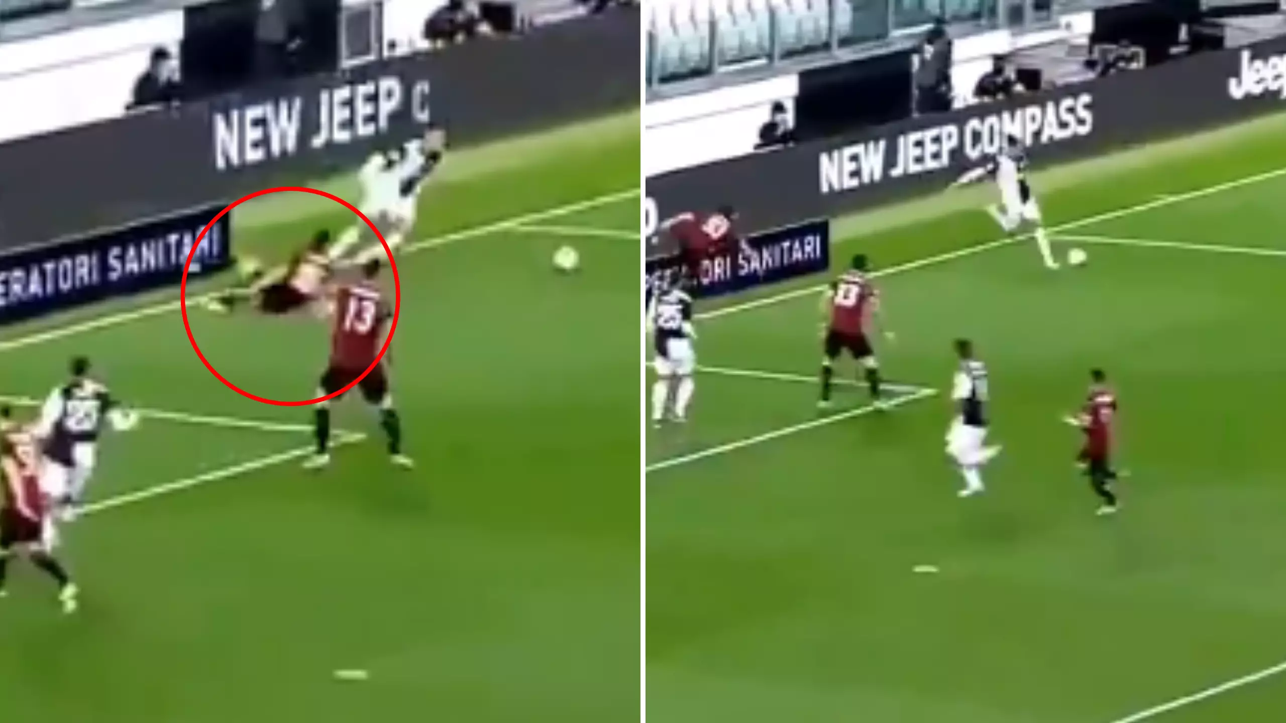 Cristiano Ronaldo Pulls Off Outrageous Rabona After Humiliating AC Milan's Diego Laxalt