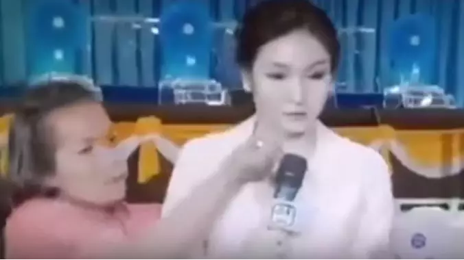 Woman Attacks Newsreader On Live Television Broadcast With A Screwdriver