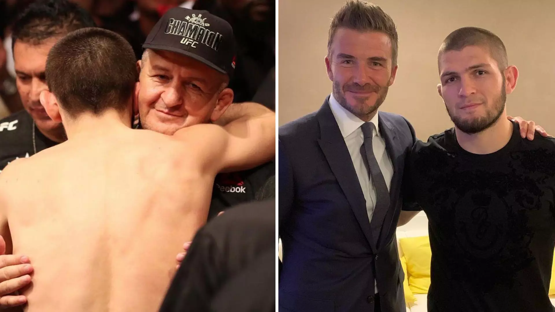 David Beckham Sends Classy Message To Khabib Nurmagomedov After Breaking Silence Over His Father’s Death
