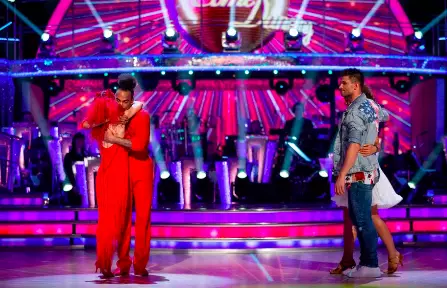 Dev Griffin and Dianne Buswell were eliminated when fighting against Viscountess Emma Weymouth and Aljaz Skorjanec
