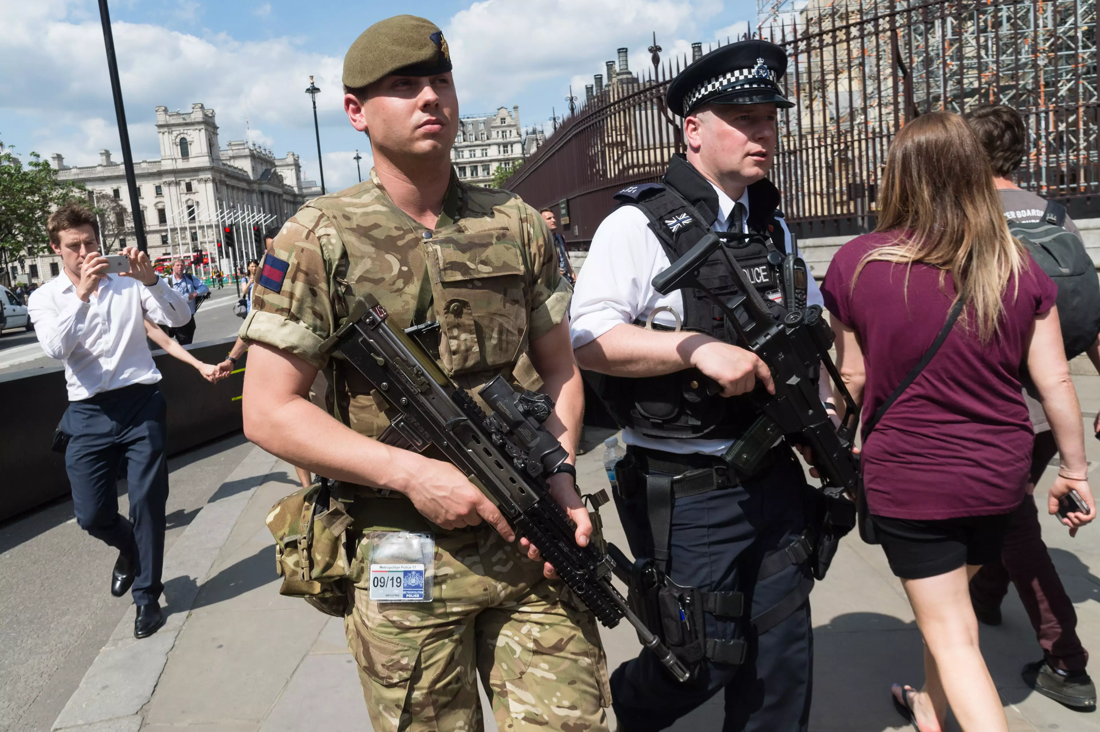 20,000 troops have been put up to support the police and NHS.