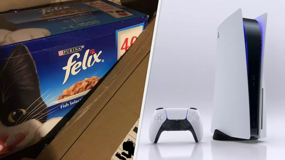 PlayStation 5 Customer Receives Box Of Cat Food Instead Of Console