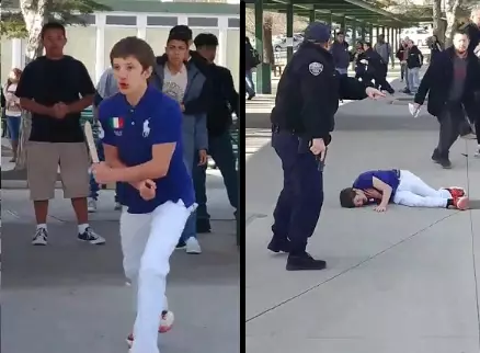 Knife-Wielding Teenager Lunges At Classmate Before Being Shot By Police