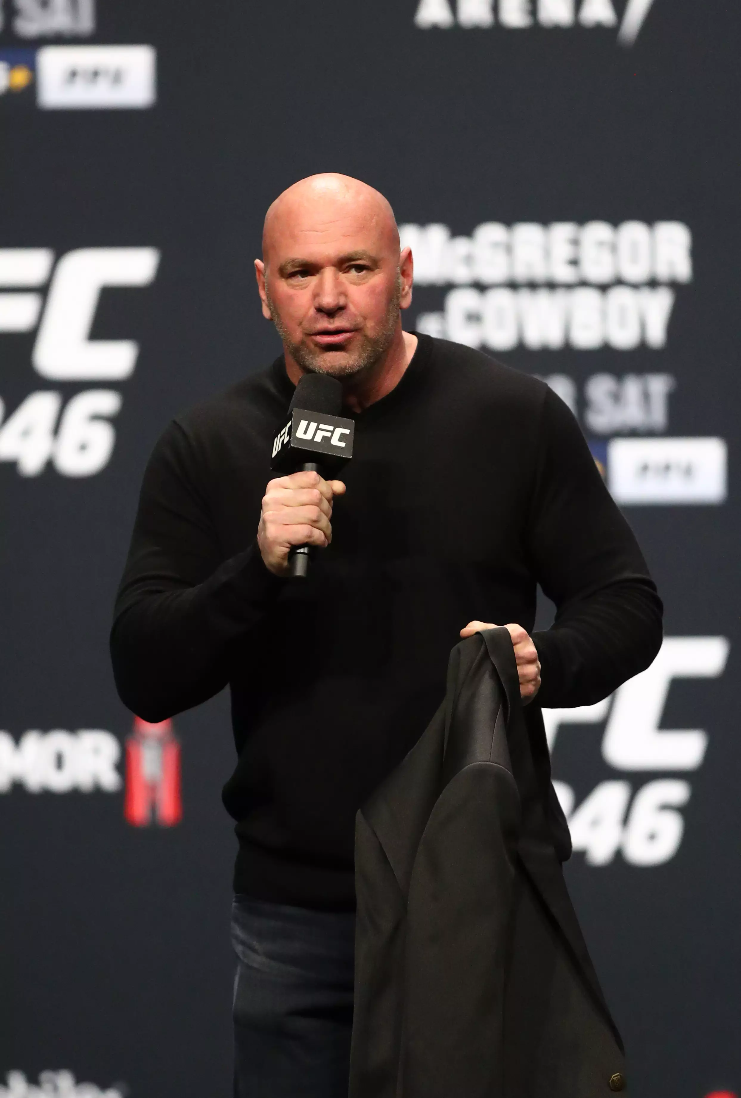 White says UFC is back in business from 18 April.