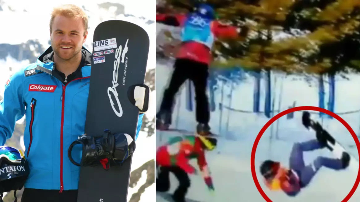 Austrian Snowboarder Breaks His Neck In Horror Crash At Winter Olympics 