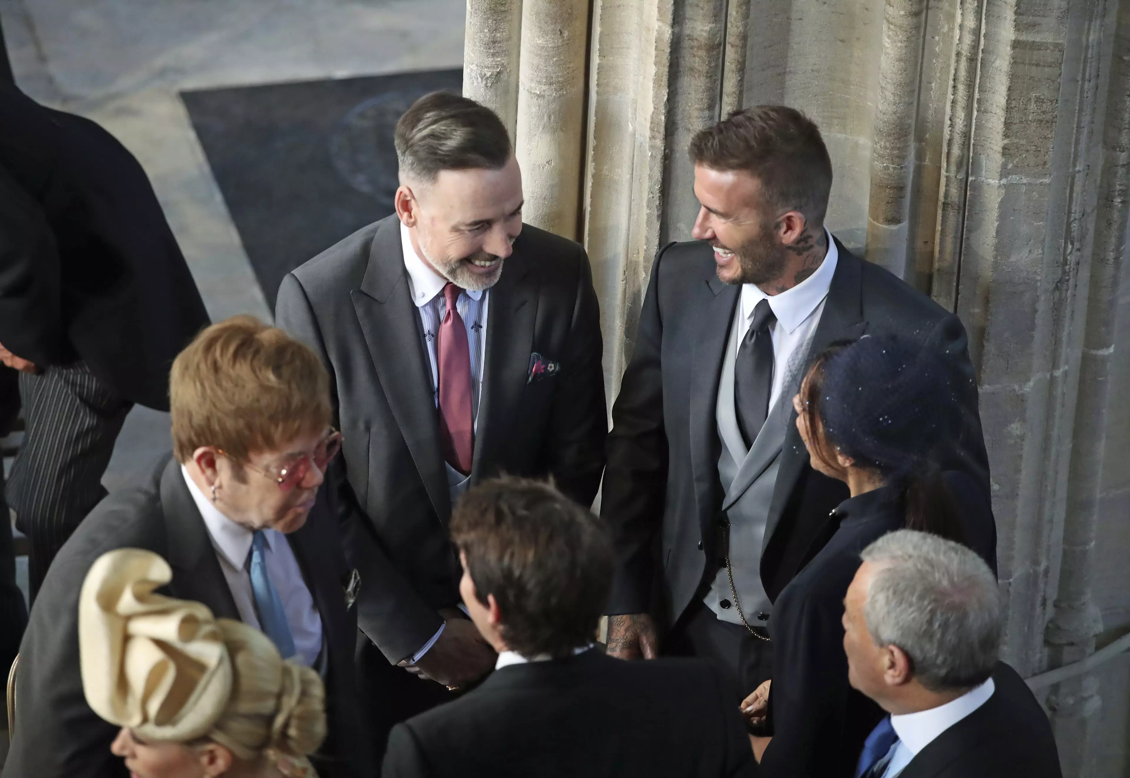 Royal Wedding 2018: People Lost The Plot Over David Beckham And Elton John Kissing