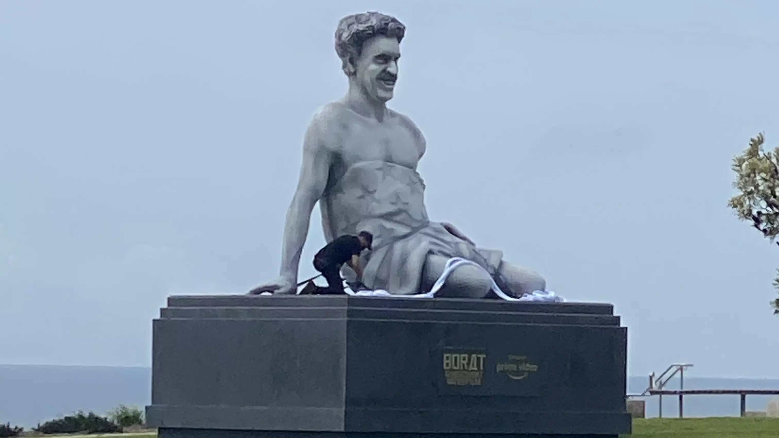 A Massive Borat Statue Has Been Erected In Sydney