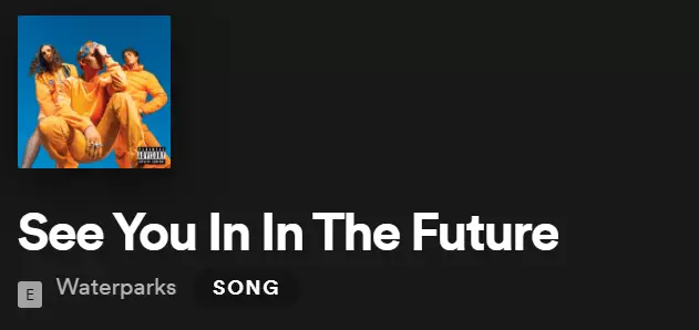 The name of the song has been changed on Spotify.