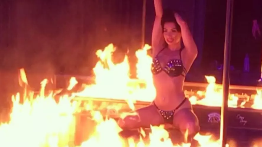 Strip Club Evacuated After Fiery 'Miss Nude Australia' Competitor Sets Curtain Alight 