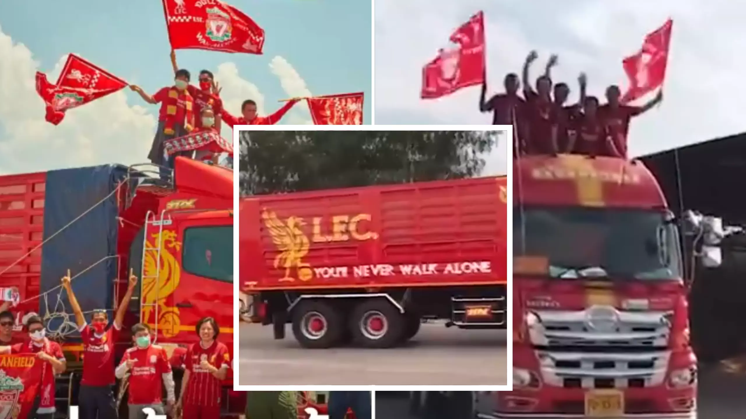 Liverpool Fan Holds Title Parade After Getting Bored Waiting For The Premier League To Restart