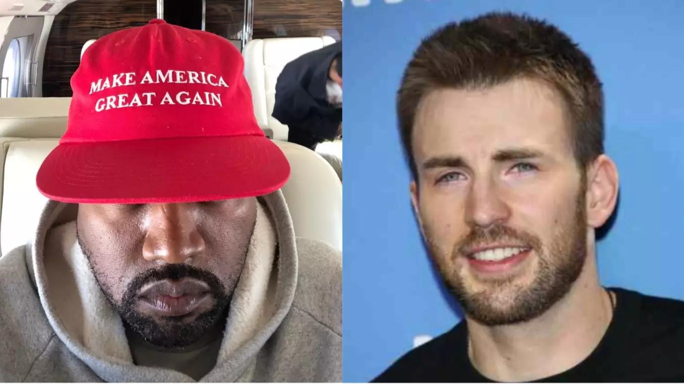 Chris Evans Goes In On Kanye West For His 'MAGA' Rant