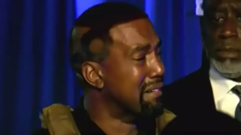 Kanye West Breaks Down In Tears During His First US Presidential Campaign Rally