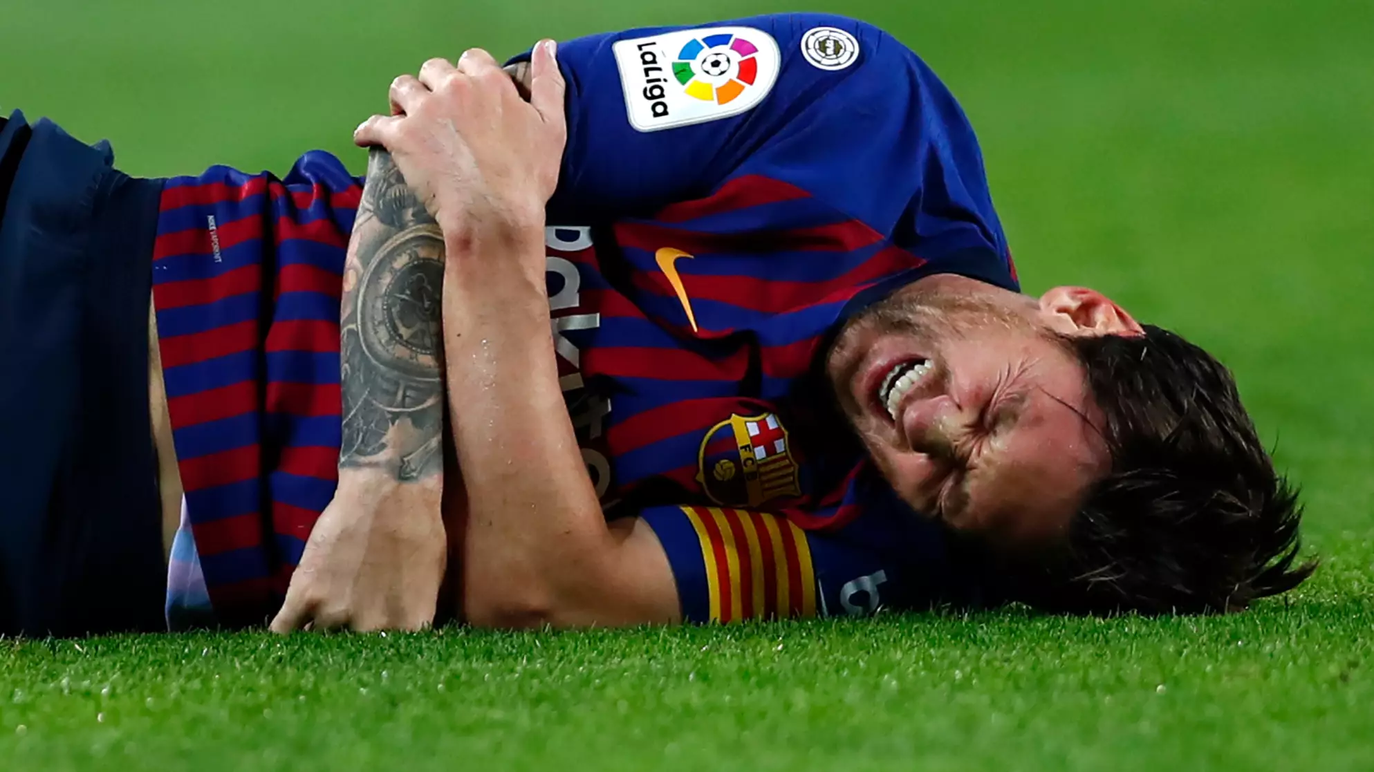 Inter Milan Send A Brilliant Message To Lionel Messi After He Suffers Fractured Arm