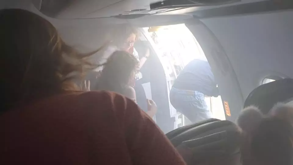 Footage Shows British Airways Flight Evacuated After Filling With Smoke