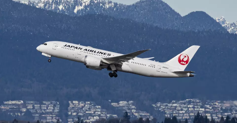 A Japan Airlines plane.