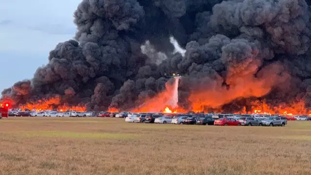 Fire Destroys Thousands Of Rental Cars At Florida Airport 