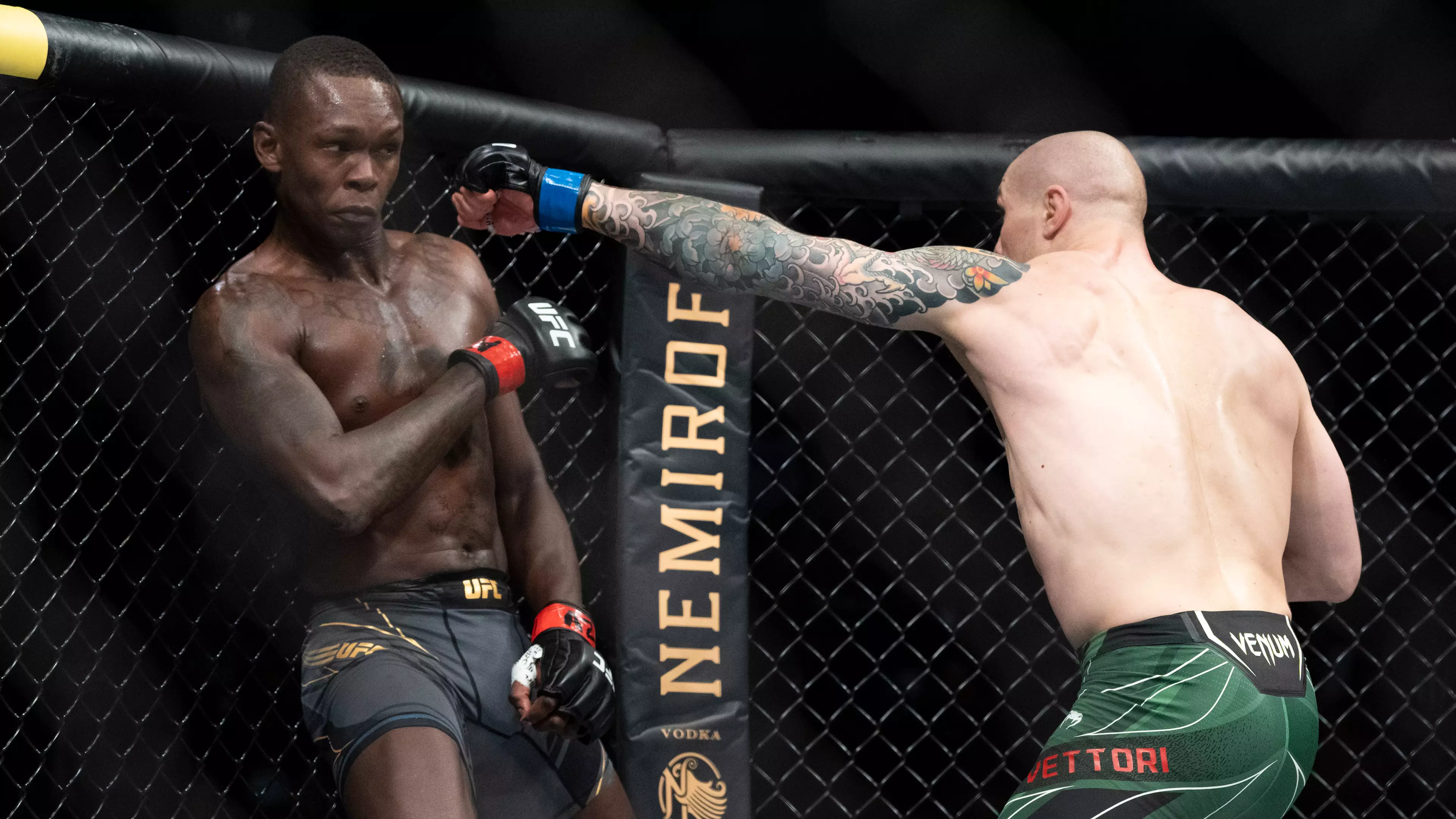 This Clip Of Israel Adesanya's Head Movement Against Marvin Vettori Proves He Was Literally Untouchable