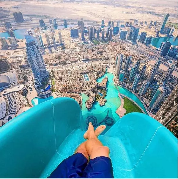 Photoshop Of 'The World's Tallest Waterslide' Makes A Splash On Instagram