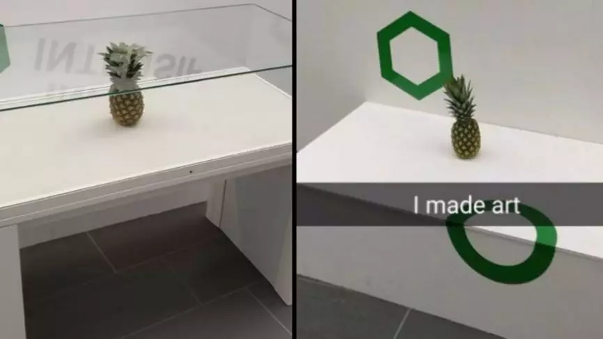 Man Leaves Pineapple At An Exhibition And It Is Mistaken For Art