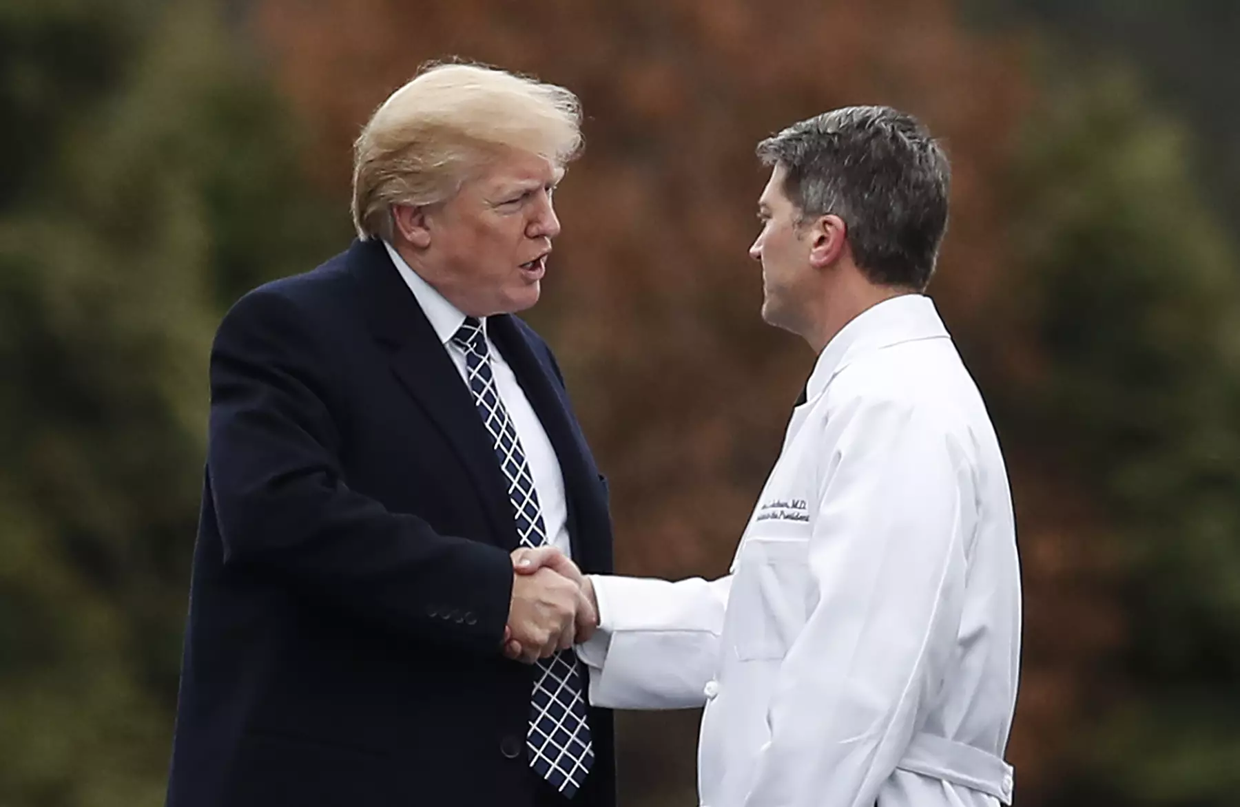 Trump meeting with Dr Ronny Jackson (