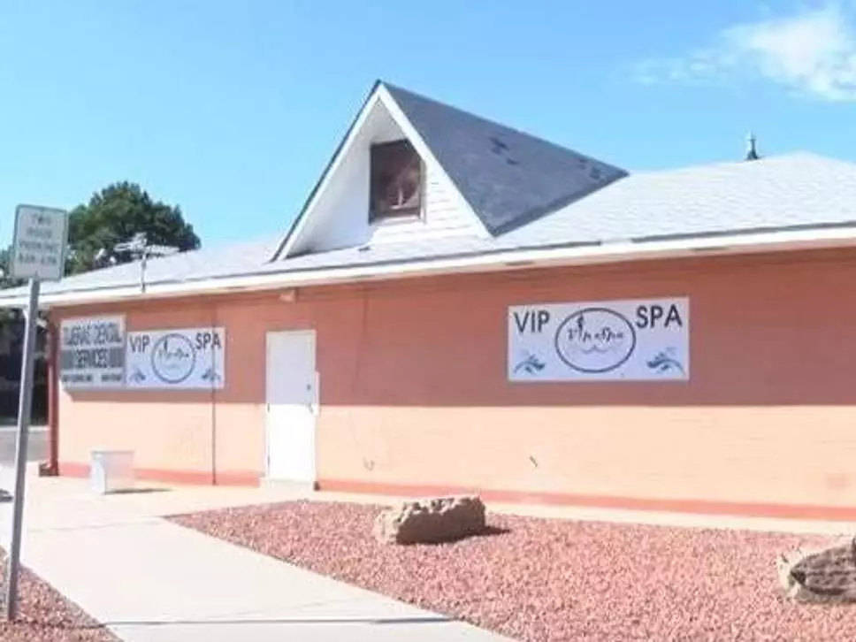 The VIP Spa was closed in September.