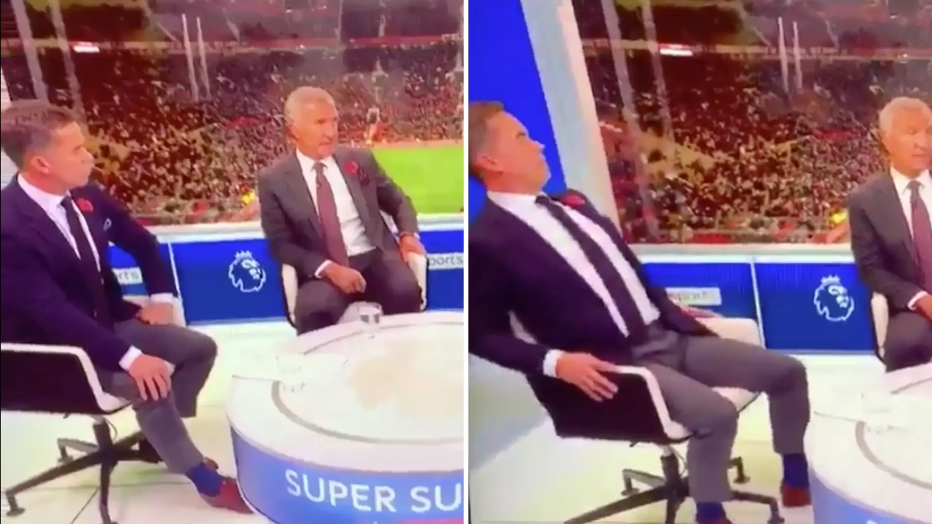 Sky Sports Pundits' Hilarious Reaction To Graeme Souness Admitting Pogba Had A Good First-Half