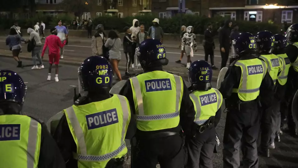 Two Officers Injured As Riot Police Pelted With Bottles At Illegal Rave