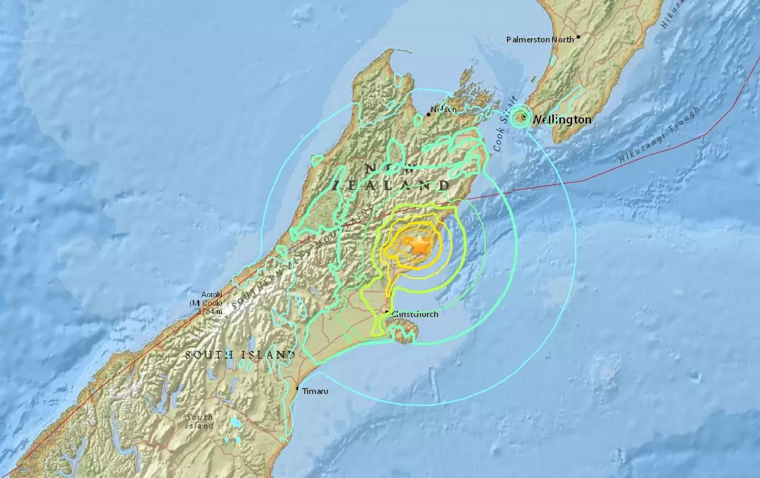 Powerful Earthquake Strikes New Zealand Miles From Christchurch