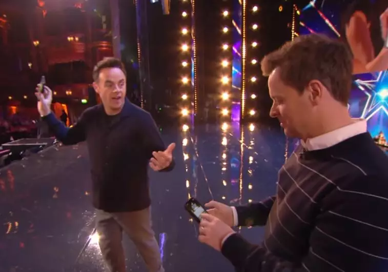 Ant and Dec were stunned.