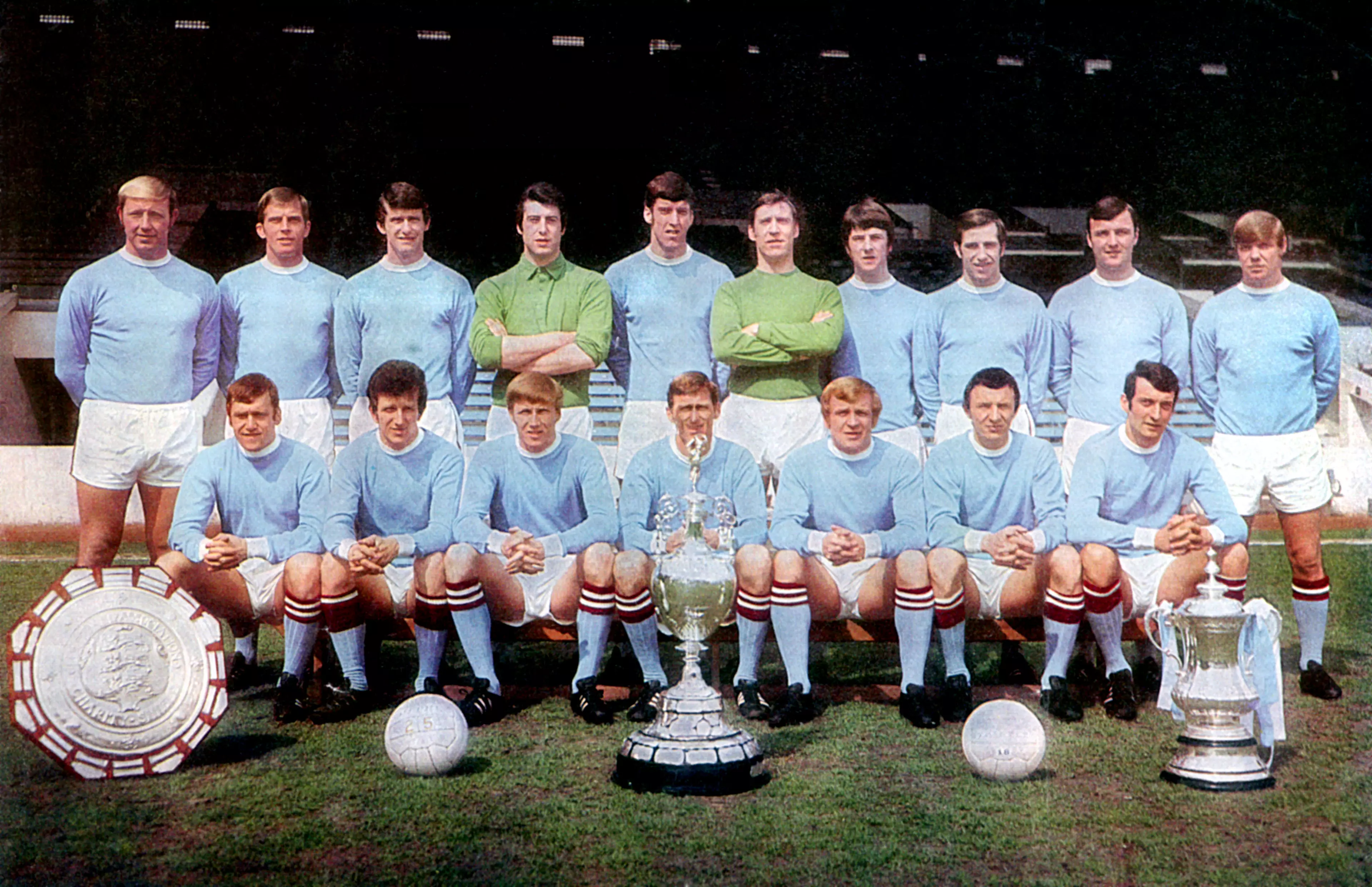 City with some of their titles from the late 60s. Image: PA Images