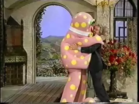 Blobby and Noel in a rare tender moment.