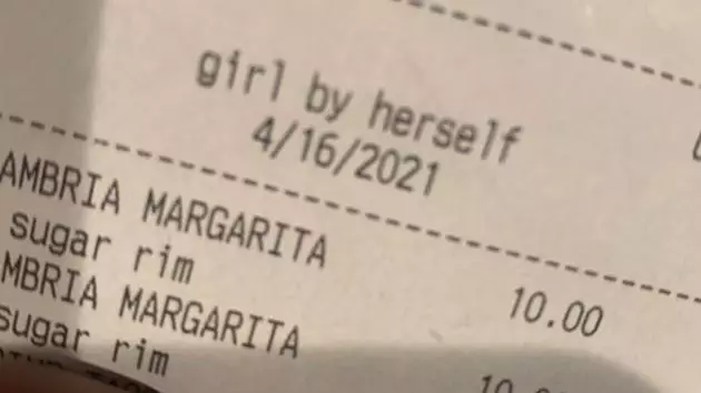 Woman Calls Out Barman For Describing Her As 'Girl By Herself' On Receipt