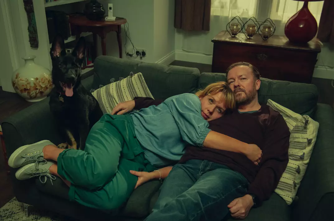 The series stars Ricky Gervais and Keri Godliman (