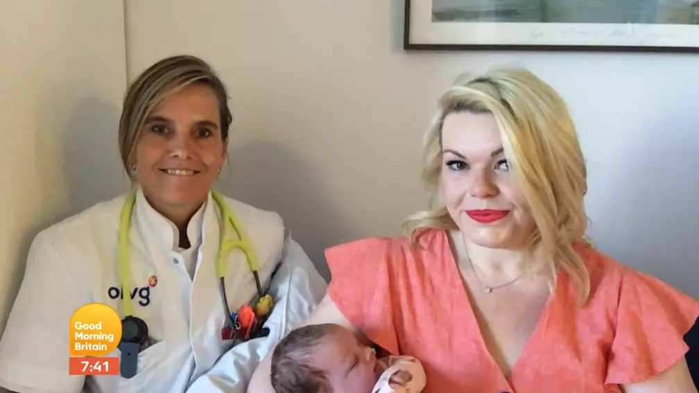 Woman Gave Birth To Surprise Baby After Doctors Said Labour Pains Were 'Trapped Wind'