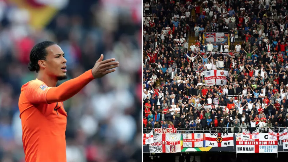 England Fans Branded "Embarrassing" For Booing Liverpool's Virgil van Dijk During UEFA Nations League Match