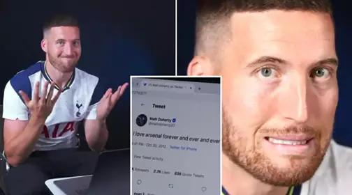 New Spurs Signing Matt Doherty Had The Perfect Response To His "I Love Arsenal" Tweet
