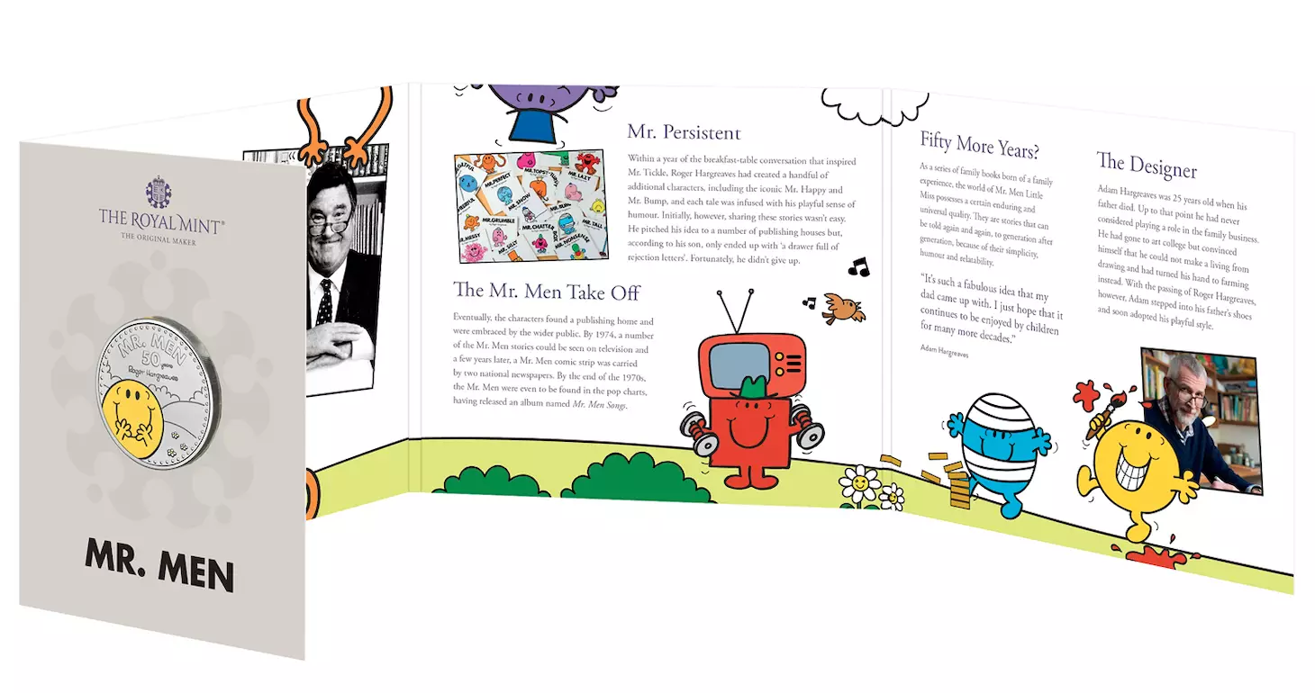 Mr Men and Little Miss was created by prolific illustrator Roger Hargreaves in 1971 (