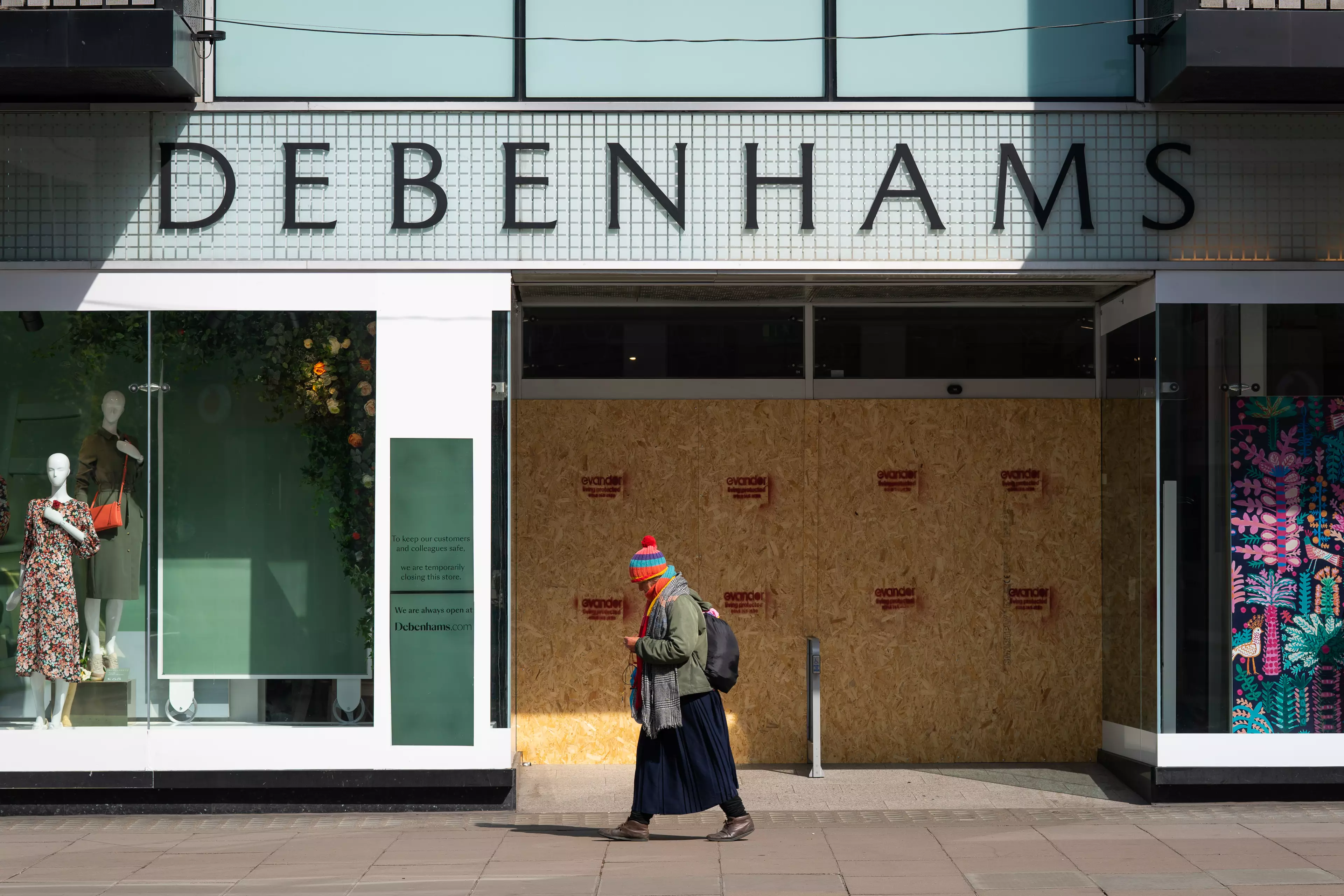 Debenhams went into administration earlier this year.