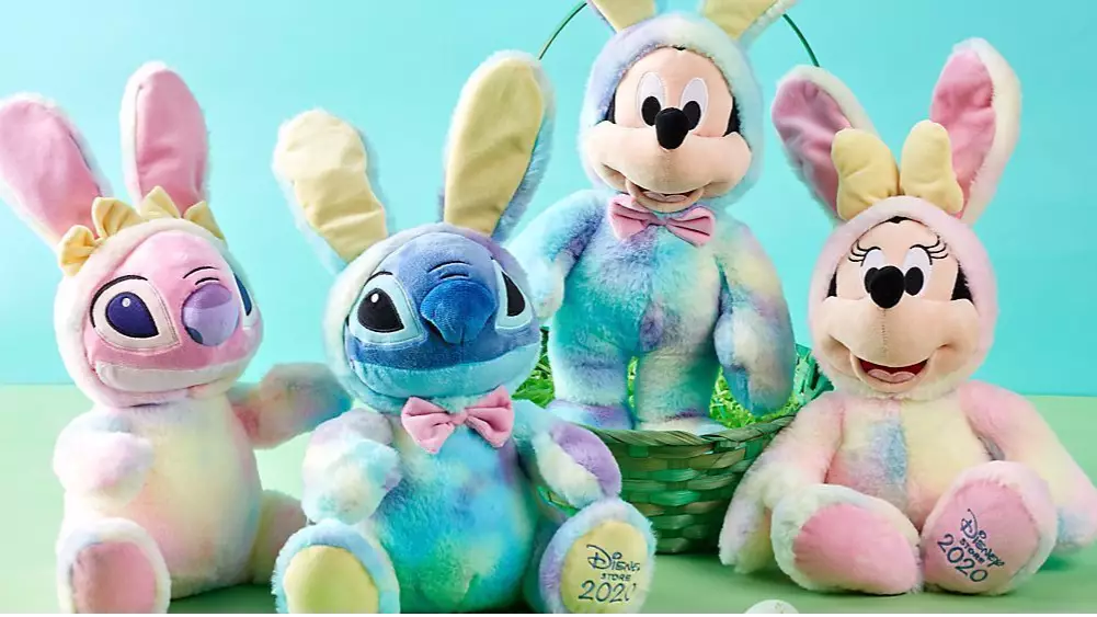 Disney Launches Adorable Mickey Mouse And Lilo & Stitch Easter Plush Toys