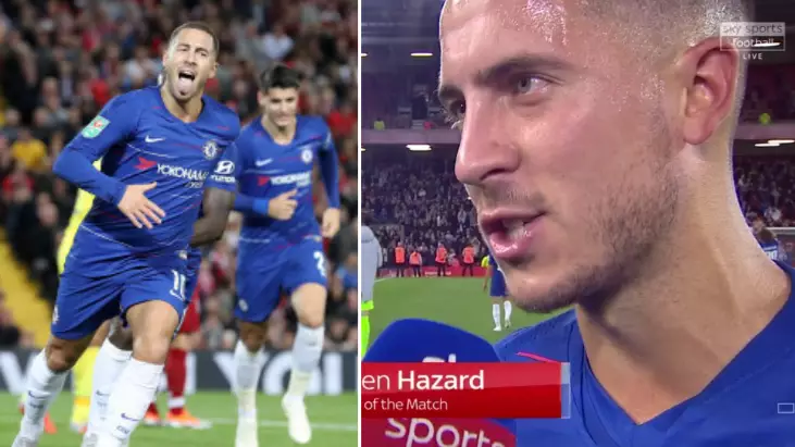 Eden Hazard Reveals The Brilliant Conversation He Had With N'Golo Kante On The Bench