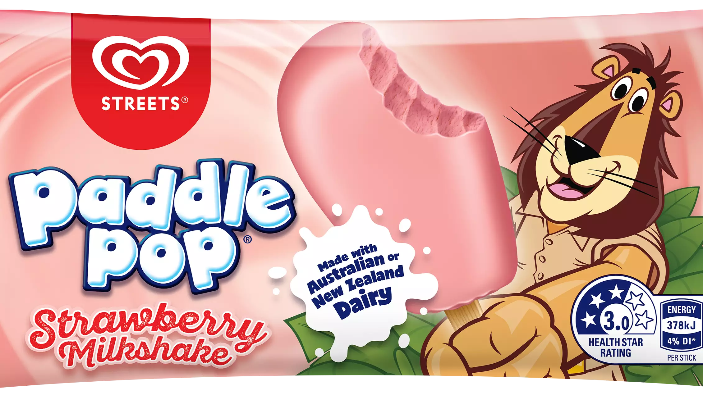Streets Is Launching The First Ever Strawberry Milkshake Flavoured Paddle Pop