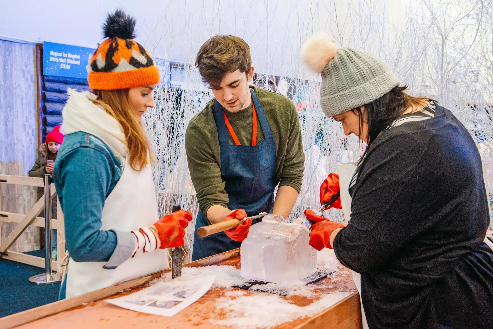 Why not try an ice-sculpting workshop? (