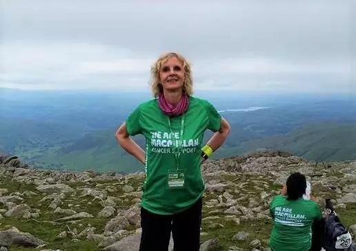 Lucy's mother climbed mountains while battling ovarian cancer (