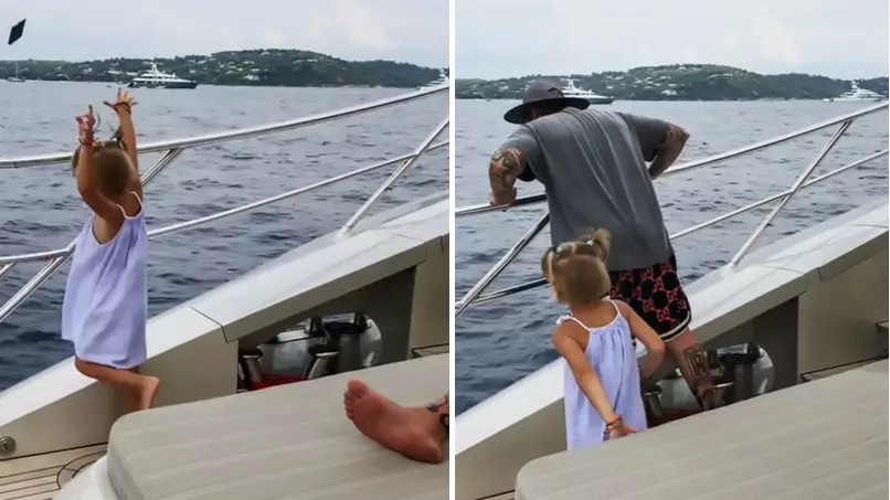 Four-Year-Old Throws Dad's Phone Overboard Because He Was Using It Too Much