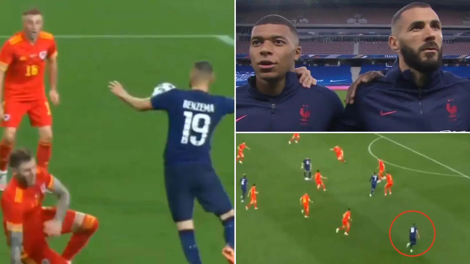 Video Of Karim Benzema's France Comeback Shows His Telepathic Link-Up Play With Kylian Mbappe