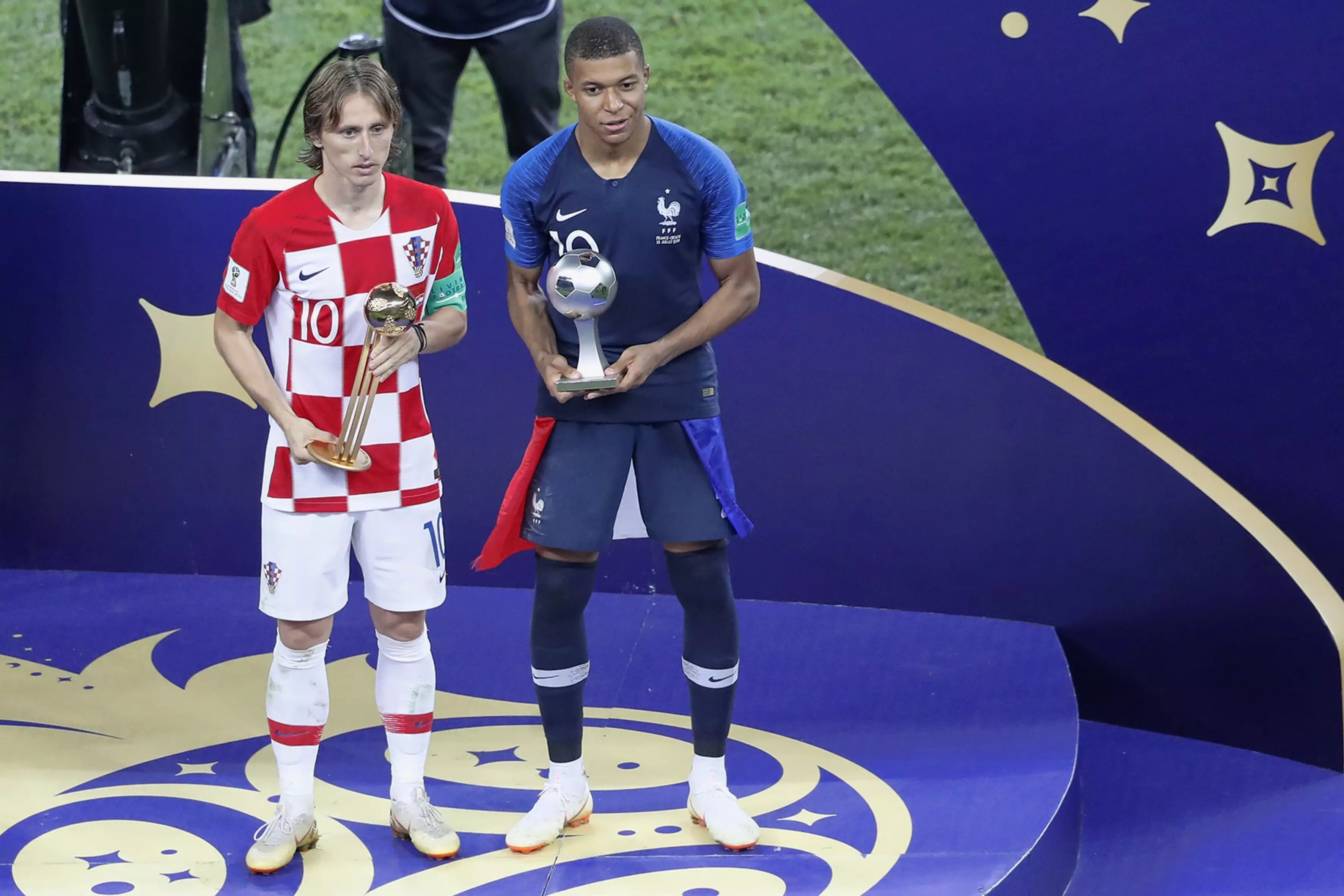 Mbappe won the award for best young player at the World Cup. Image: PA Images