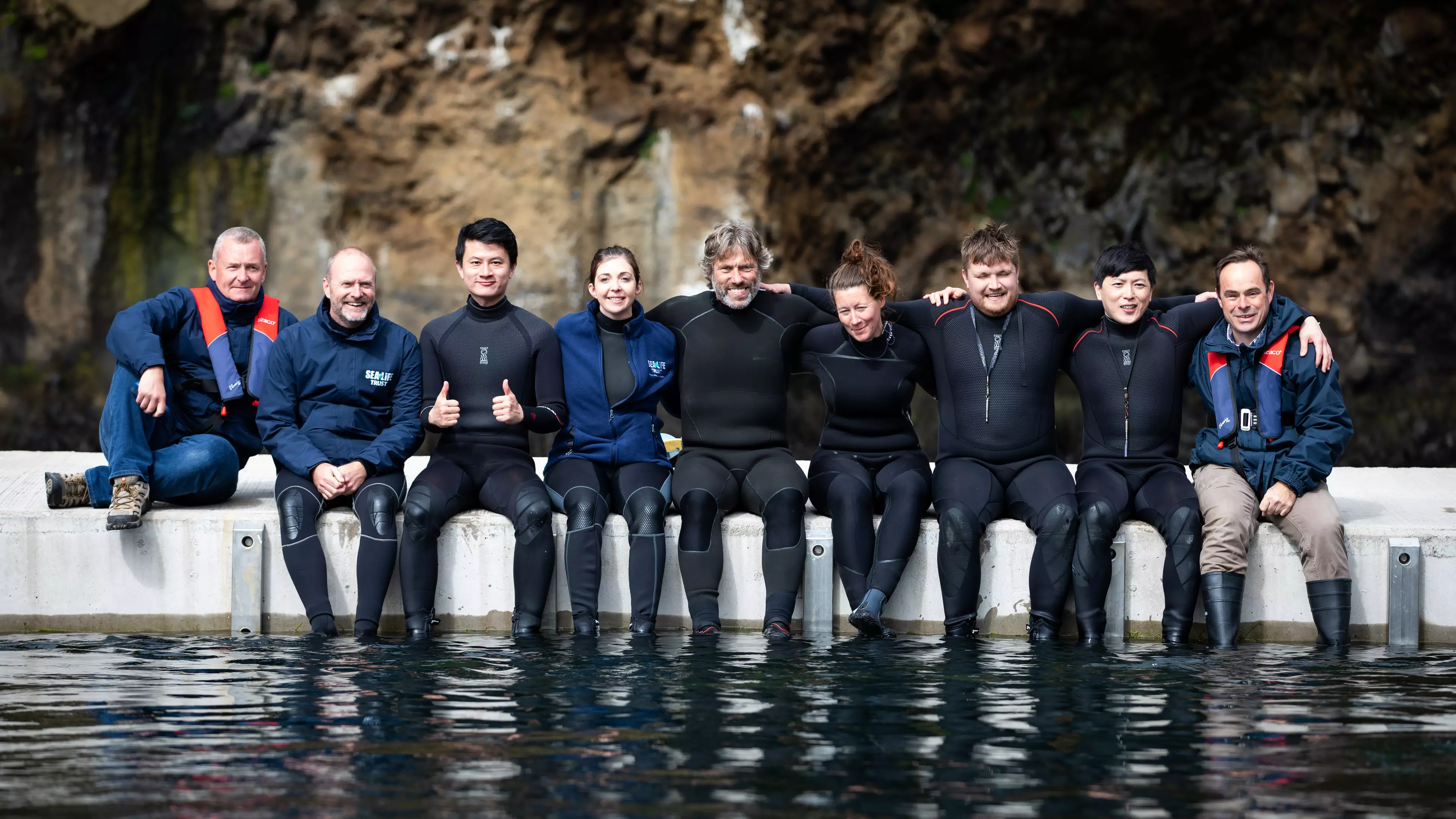 The team behind the Beluga Whale Sanctuary (